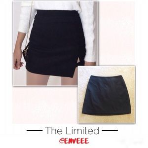 The Limited Black Skirt w Side Slit